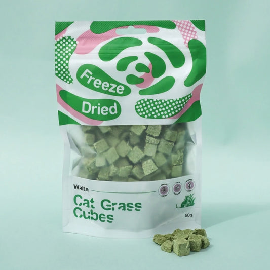 Waita Freeze Dried Cat Grass Cubes (50g)