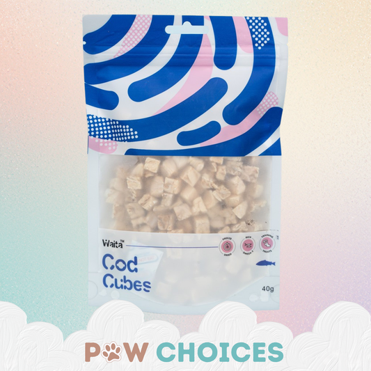Waita Freeze‑Dried Cod Cubes (40g) For Dogs & Cats