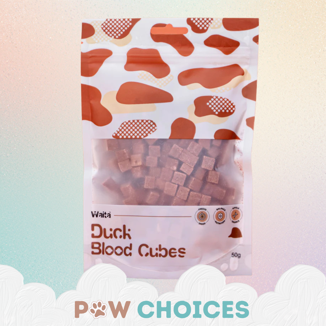 Waita Freeze‑Dried Duck Blood (50g) For Dogs & Cats