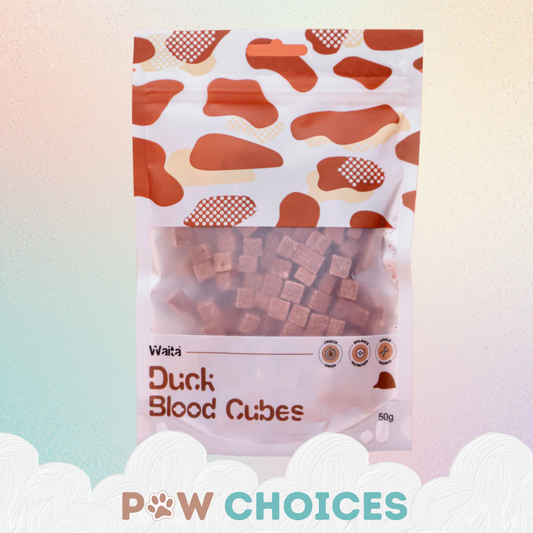 Waita Freeze‑Dried Duck Blood (50g) For Dogs & Cats