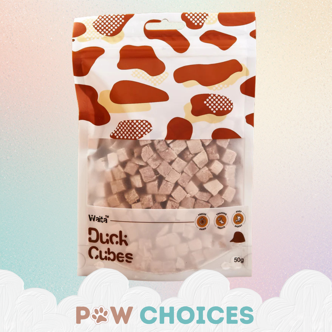 Waita Freeze Dried Duck Cubes (40g) For Dogs & Cats