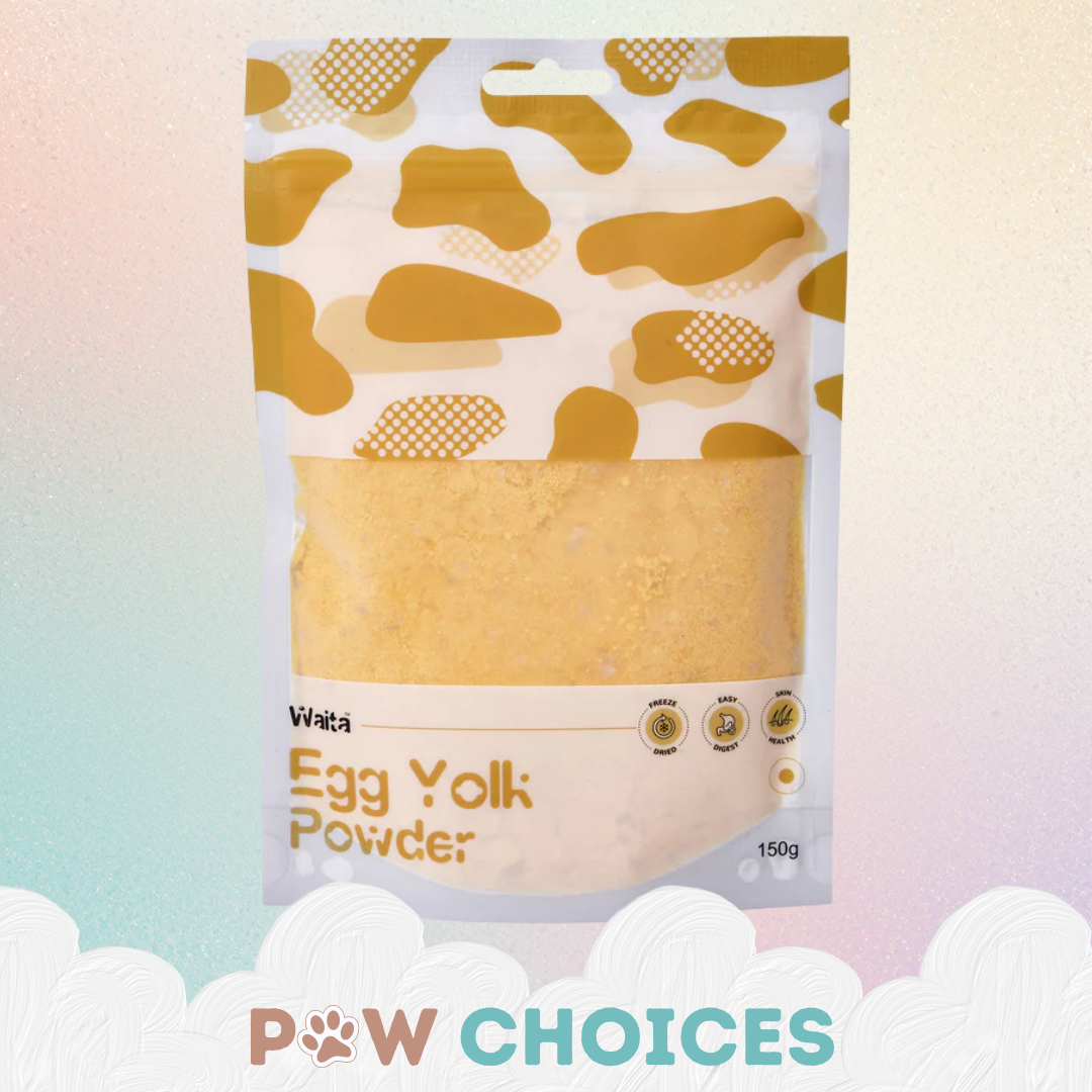 Waita Freeze‑Dried Chicken Egg Yolk Powder (150g) For Dogs & Cats