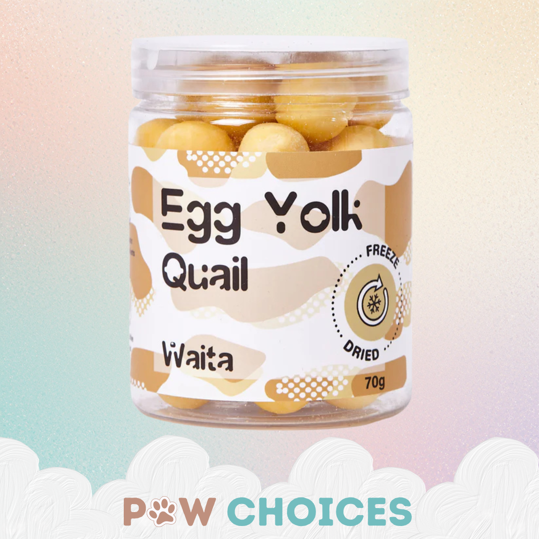 Waita Freeze‑Dried Quail Egg Yolk (50g) For Dogs & Cats