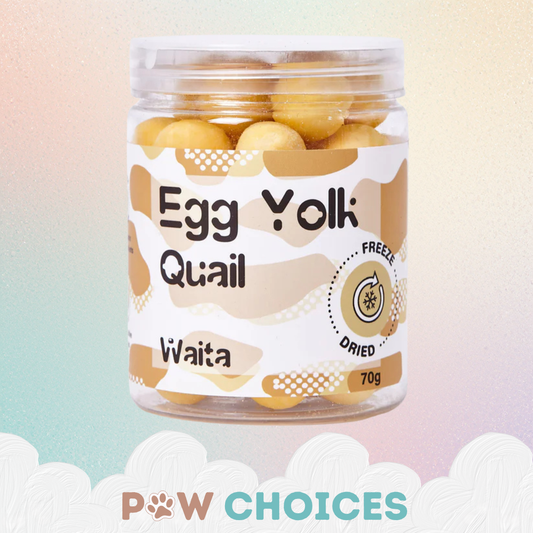 Waita Freeze‑Dried Quail Egg Yolk (50g) For Dogs & Cats