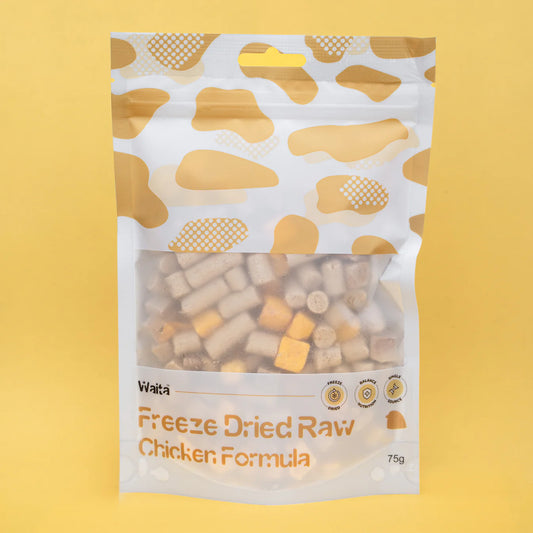 Waita Freeze Dried Chicken Formula Pet Treats (75g) For Dogs & Cats