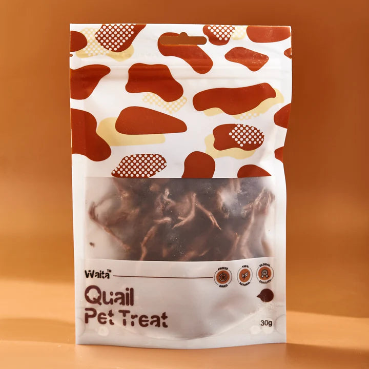 Waita Freeze‑Dried Whole Quail (30g) For Dogs & Cats