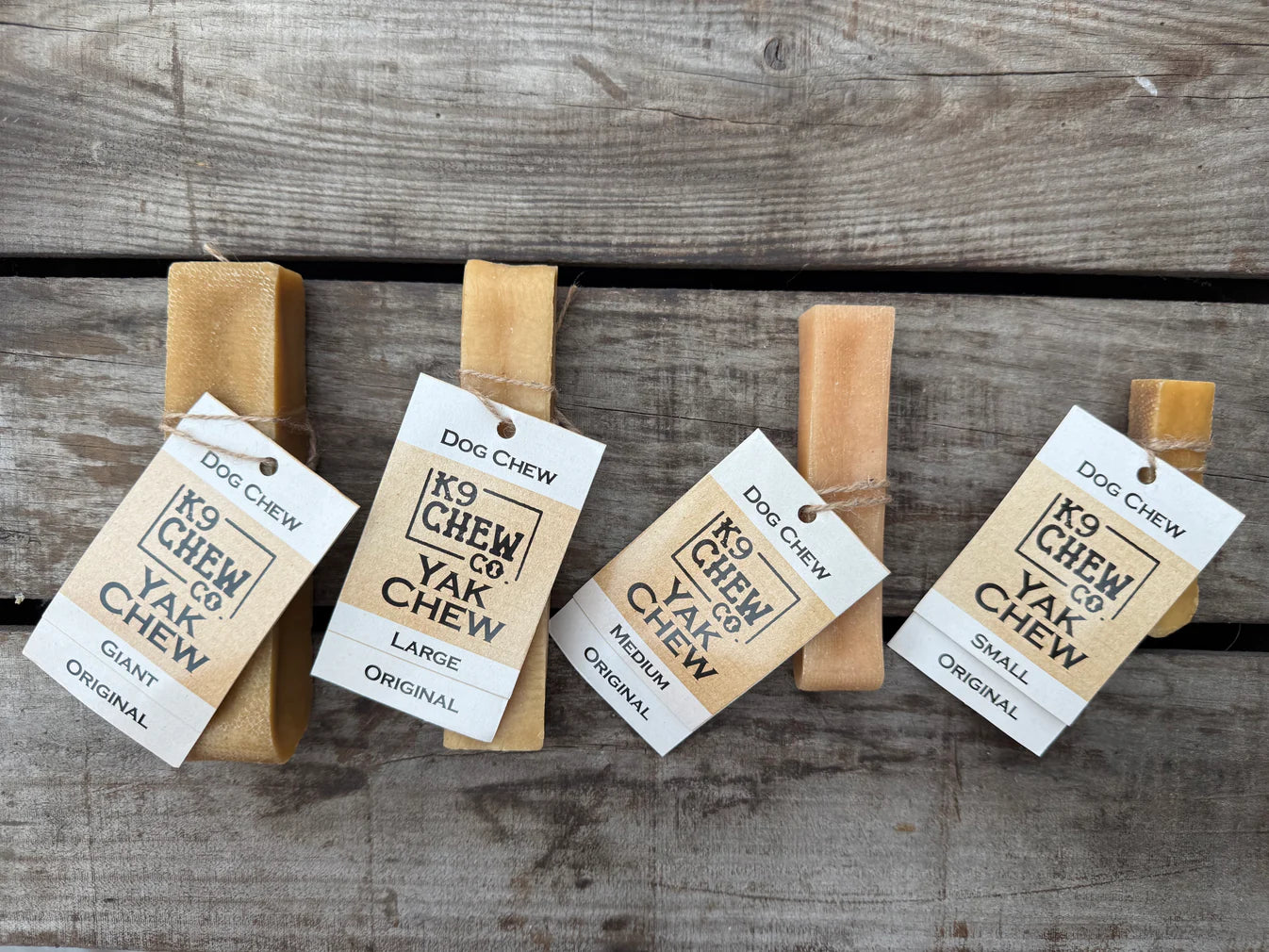 2 x Original Yak Chew - Medium - 100% Natural Yak Milk